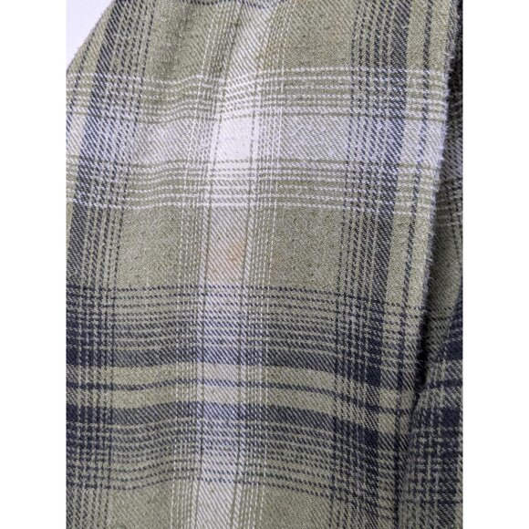 Vintage Wrangler Rugged Wear Thermal Lined Flannel Shirt Jacket Shacket Mens Lrg - Picture 9 of 15